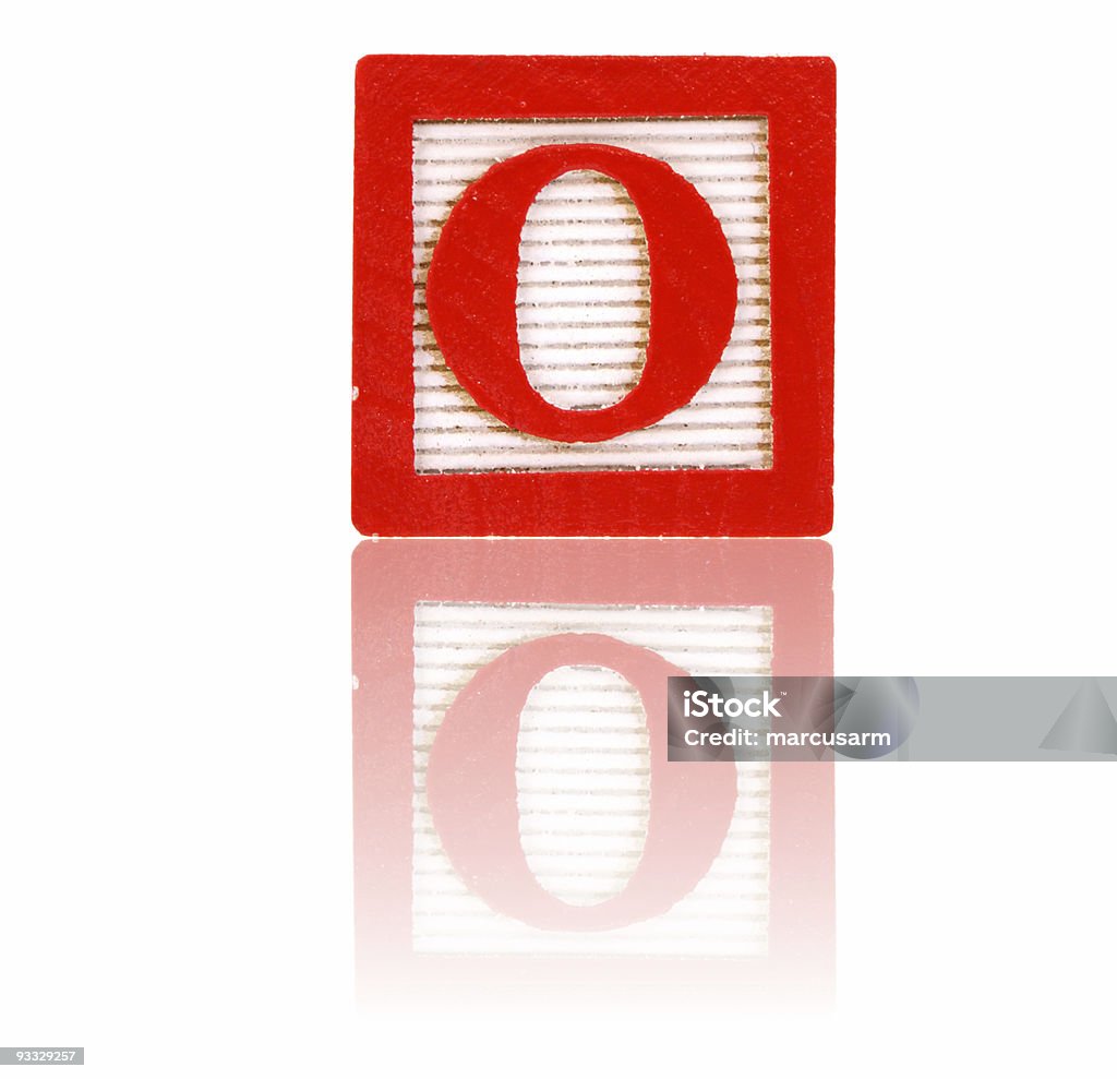 알파벳 o-toy 블록 시리즈 - 로열티 프리 0명 스톡 사진