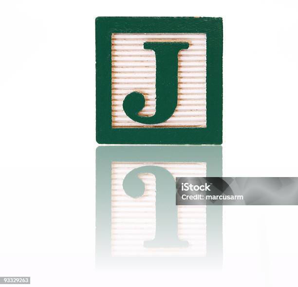 Blocchi Lettera Jtoy Serie - Fotografie stock e altre immagini di A forma di blocco - A forma di blocco, Alfabeto, Bianco