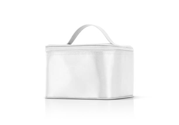 istock White makeup cosmetic bag for woman isolated on white background 933295032