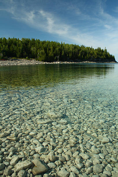 rocky beach stock photo