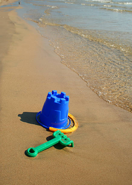beach toys stock photo