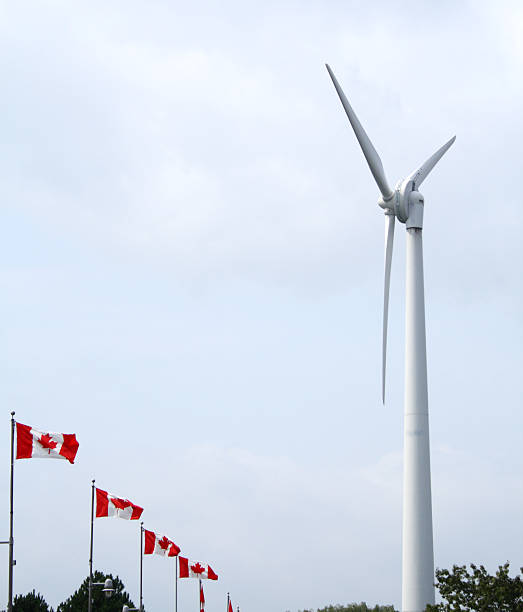 wind turbine stock photo