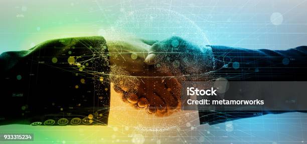 Global Business Network Concept Stock Photo - Download Image Now - Mergers and Acquisitions, Partnership - Teamwork, Customer