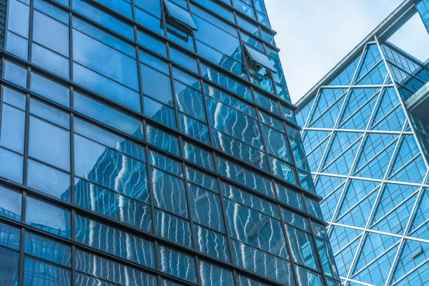 istock Detail glass building background 933317784