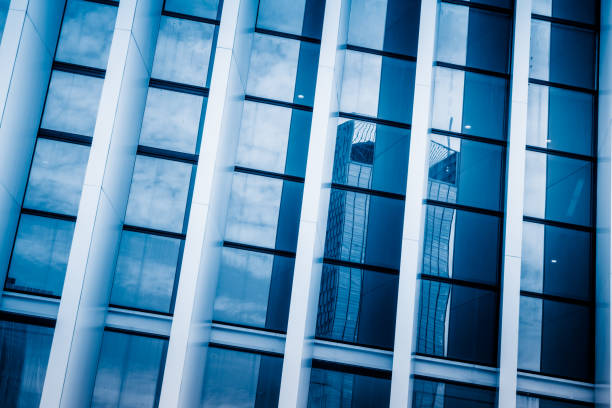 istock Detail glass building background 933336568