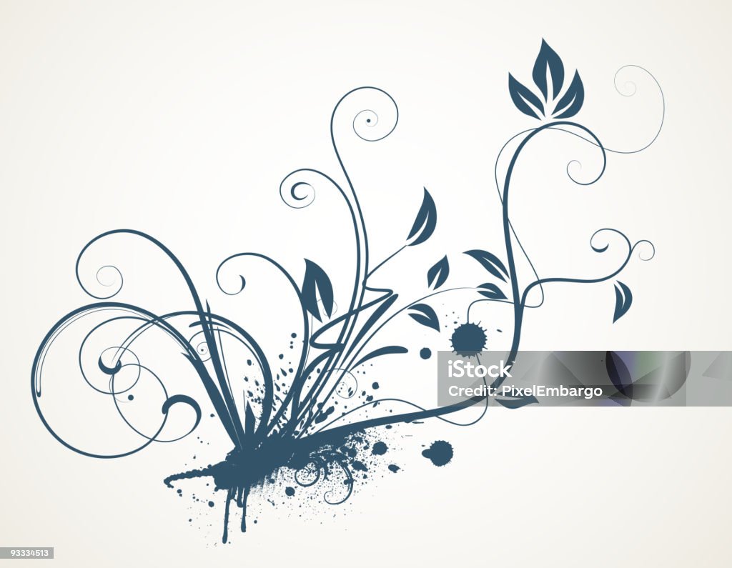 Dekorative scroll design - Lizenzfrei Abstrakt Vektorgrafik