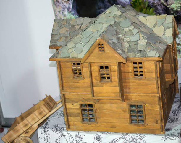 istock Little model of Example of Turkish Traditional architecture 933351956
