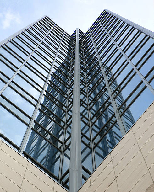 istock Abstract view of a high rise office tower 93335239