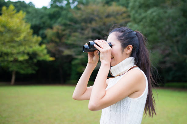 istock Japanese women use the binoculars 933356748