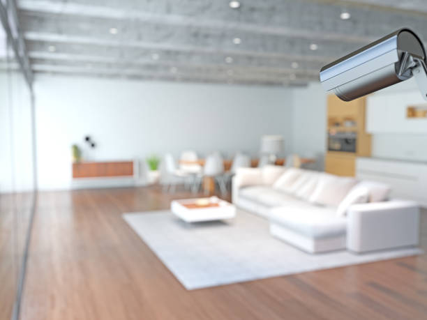 istock CCTV Security Camera in living room 933361852