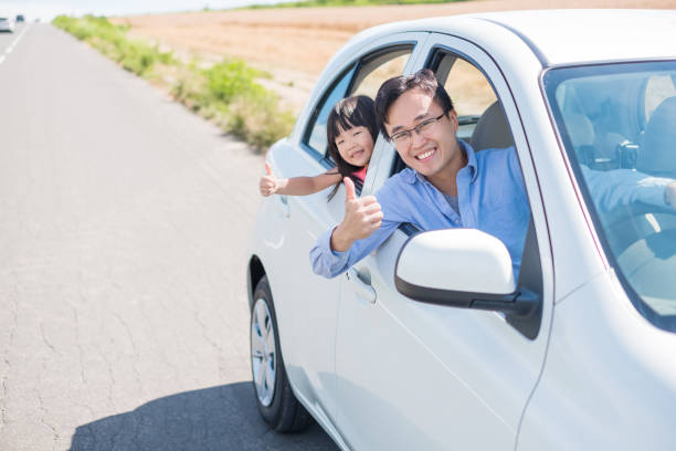 istock man drive car in Furano 933362666
