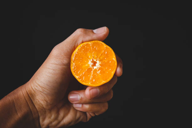 istock Yellow mandarin fruits 933365612