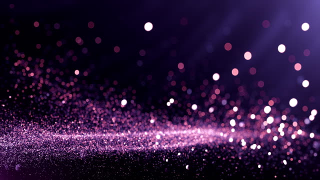 Defocused Particles Background (Purple) - Loop