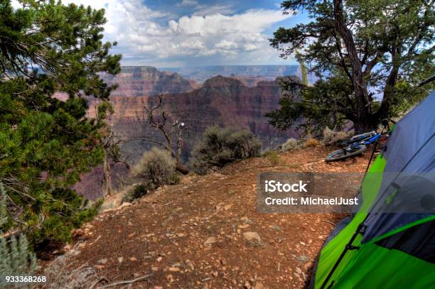 Point Sublime Camping Stock Photo - Download Image Now - Grand Canyon National Park, Grand Canyon, North Rim