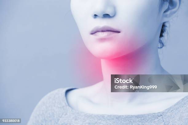 Close Up Of Woman Chin Stock Photo - Download Image Now - Cancer - Illness, Mouth, Human Jaw Bone