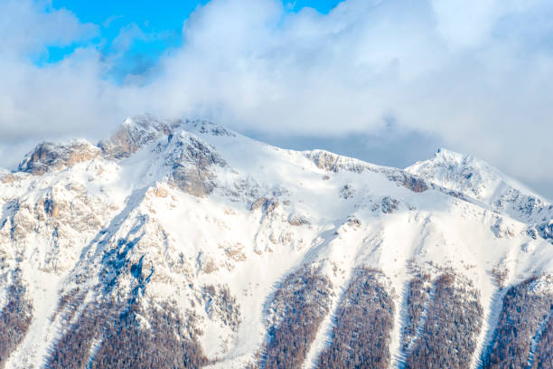 istock Winter landscape in Dolomites Mountains 933382634