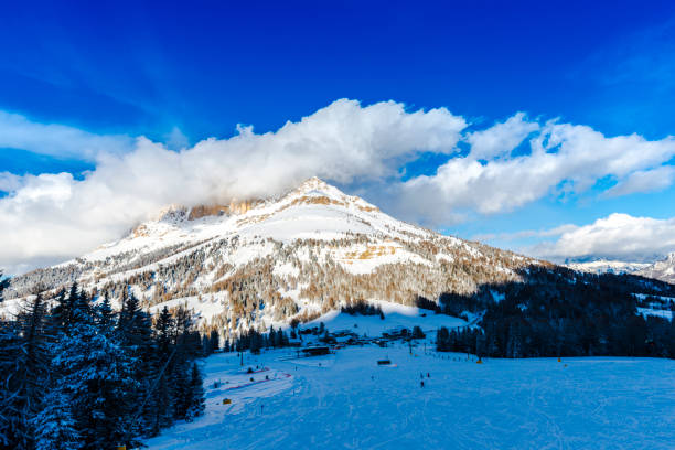 istock Winter landscape in Dolomites Mountains 933383212