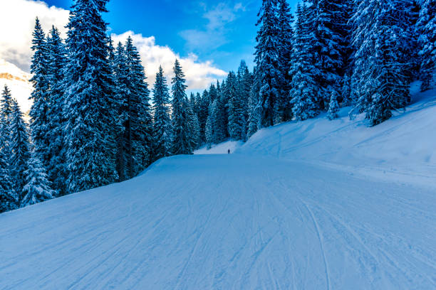 istock Winter landscape in Dolomites Mountains 933383234