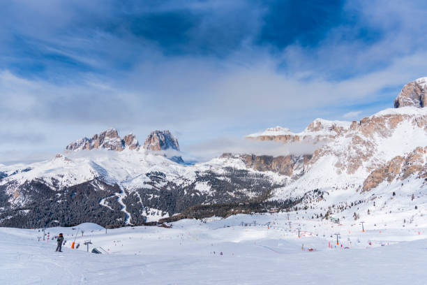 istock Winter landscape in Dolomites Mountains 933392802