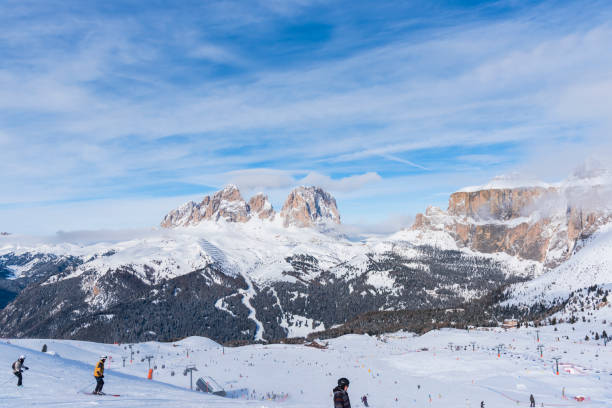 istock Winter landscape in Dolomites Mountains 933393176
