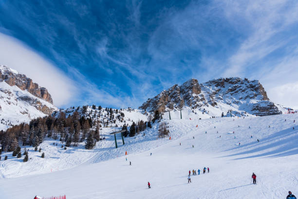 istock Winter landscape in Dolomites Mountains 933393286