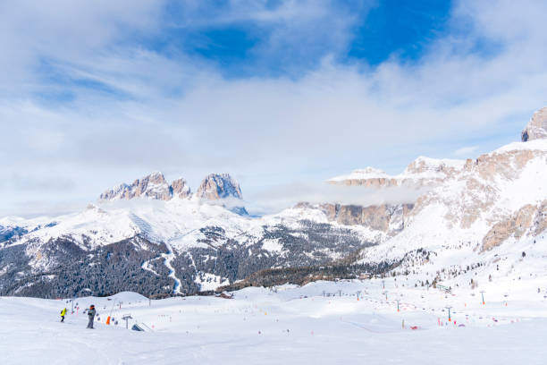 istock Winter landscape in Dolomites Mountains 933393330