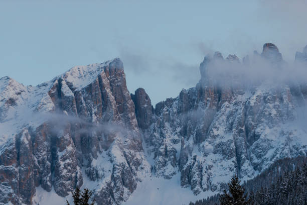 istock Winter landscape in Dolomites Mountains 933396224