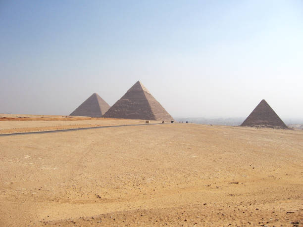 istock The pyramids in Egypt.  The view from a distance 933396468