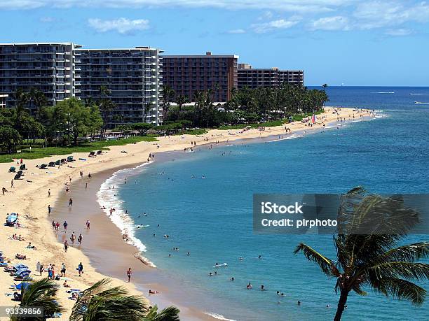 Foto de Praia De Kaanapali Maui e mais fotos de stock de Praia - Praia, Areia, Azul