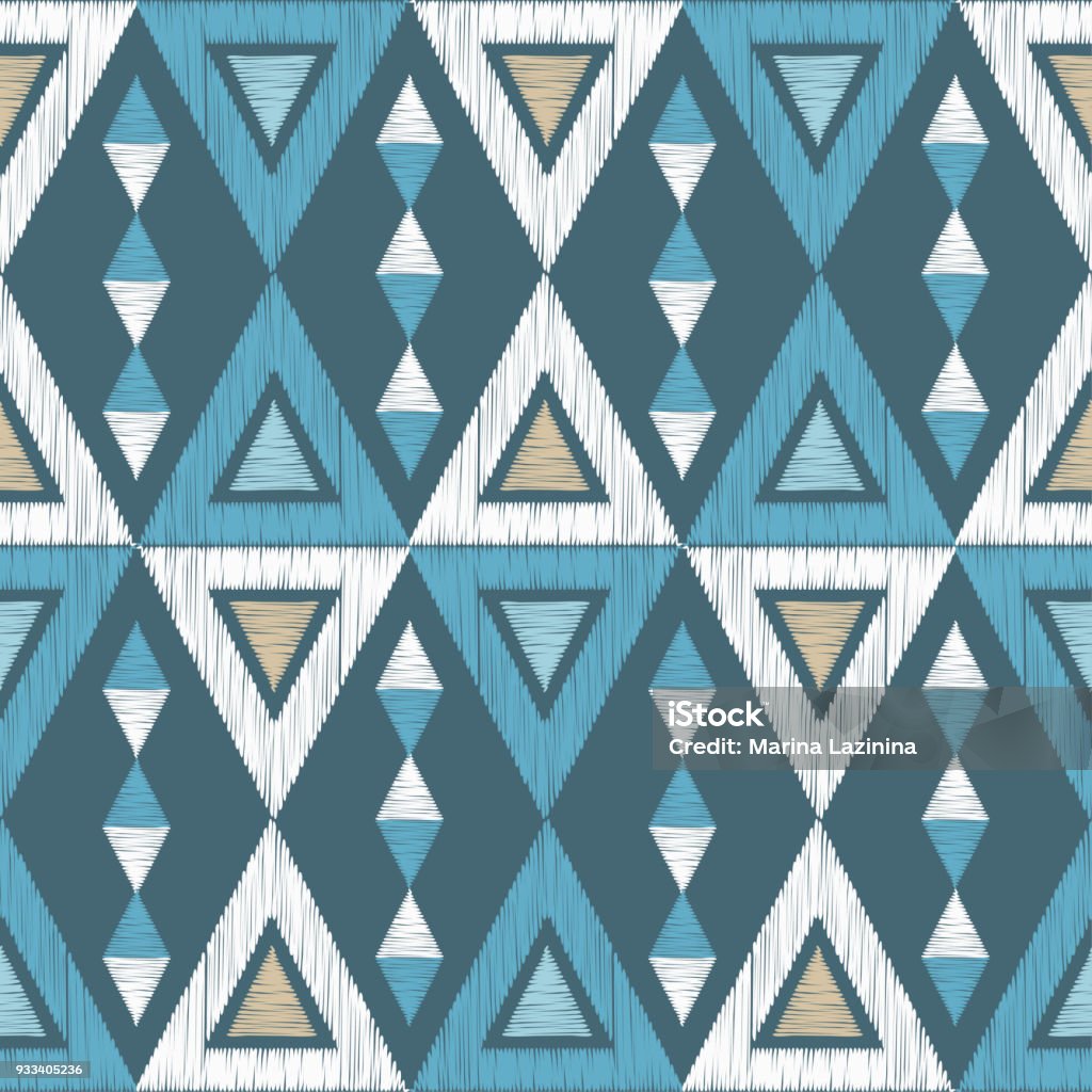 Triangle Stitching Texture Seamless Geometric Pattern The Texture Of The Triangles Scribble ...