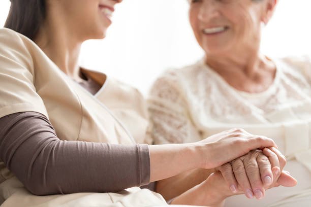 istock Caregiving in the nursing home 933417424