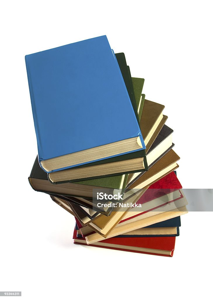 stack di libro - Foto stock royalty-free di Bianco