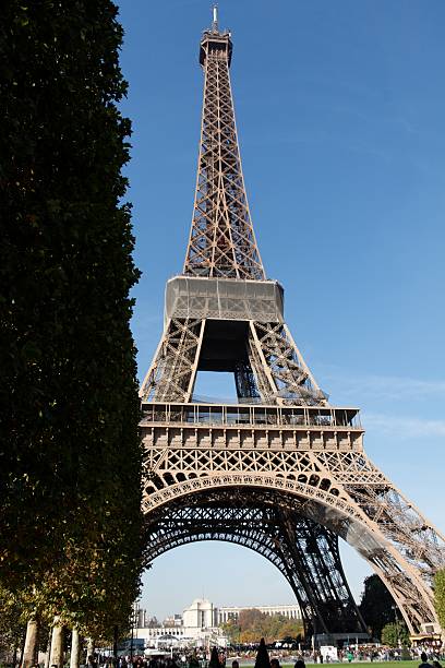The Eiffel Tower stock photo