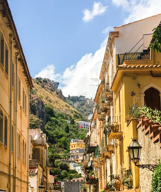istock Taormina Street, Italy 933445616