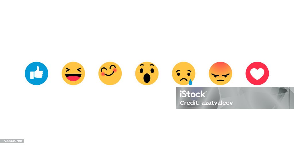 Smiley face, like, heart in isometry. Emotion Icons Smiley face, like, heart in isometry. Emotion Icons. Yellow smiley smiling, crying, angry, afraid, surprised, happy Emoticon stock vector