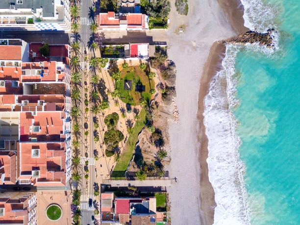 istock Aerial view of mediterranean beach 933446294