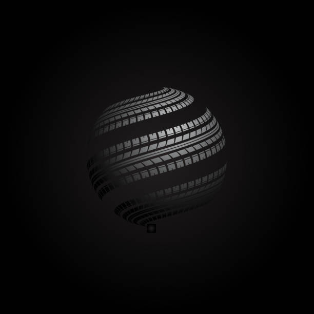 черный градиент фон - tire pattern rubber sports race stock illustrations