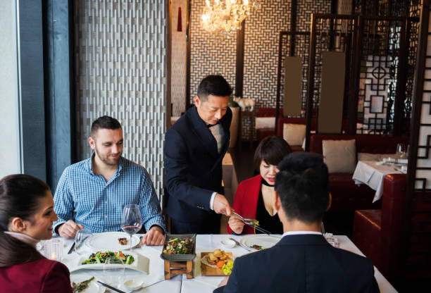istock Friends in Chinese restaurant 933454996