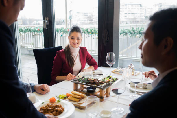 istock Friends in Chinese restaurant 933454998