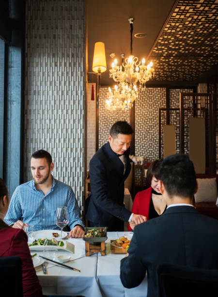 istock Friends in Chinese restaurant 933455286