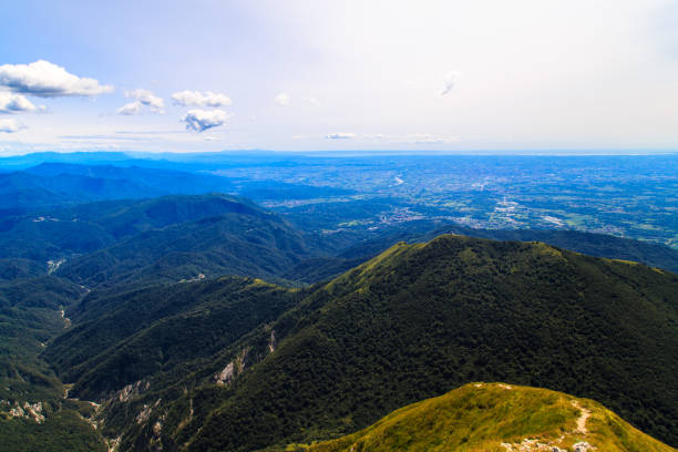 istock On the summit of an alpine peak 933458384