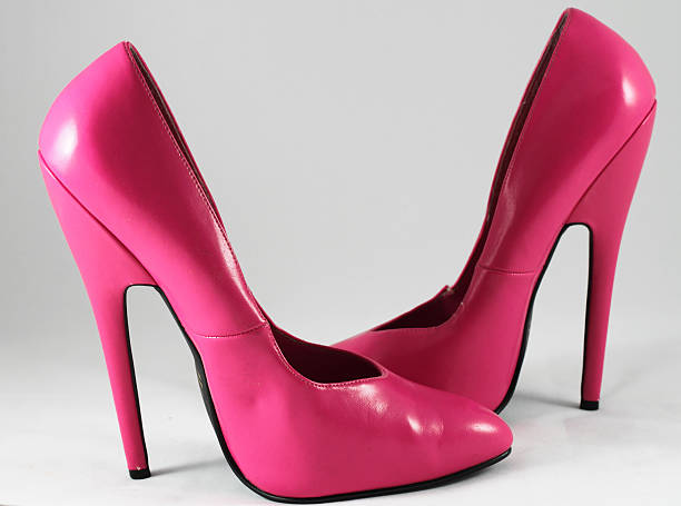 istock sexy pink high heel shoe 93346515