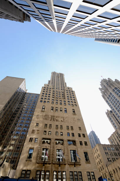 istock Skyscrapers from below, Downtown Chicago. 933466506