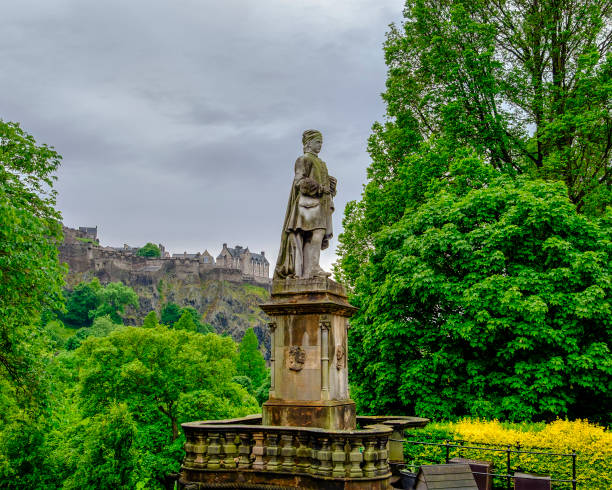 istock Allan Ramsay Statue (1685 -1758) on West Princes Street Gardens. Scotland 933469590