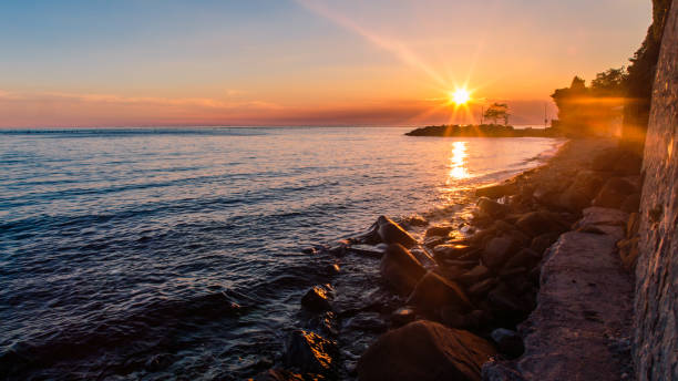 istock Sunset at the sea, Trieste 933479674