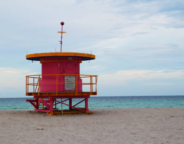 istock Lifeguard station, Miami  Beach, Florida, USA 933482590