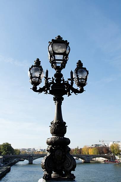 lamppost stock photo