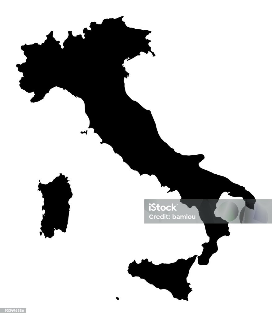 Map of Italy Vector of highly detailed map of Italy 

- The url of the reference files is : http://www.lib.utexas.edu/maps/europe/italy_admin_06.pdf
http://www.lib.utexas.edu/maps/europe/europe_ref_2010.pdf Italy stock vector