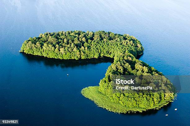 Veduta Aerea Di Green Island - Fotografie stock e altre immagini di Isola - Isola, Polonia, Veduta aerea