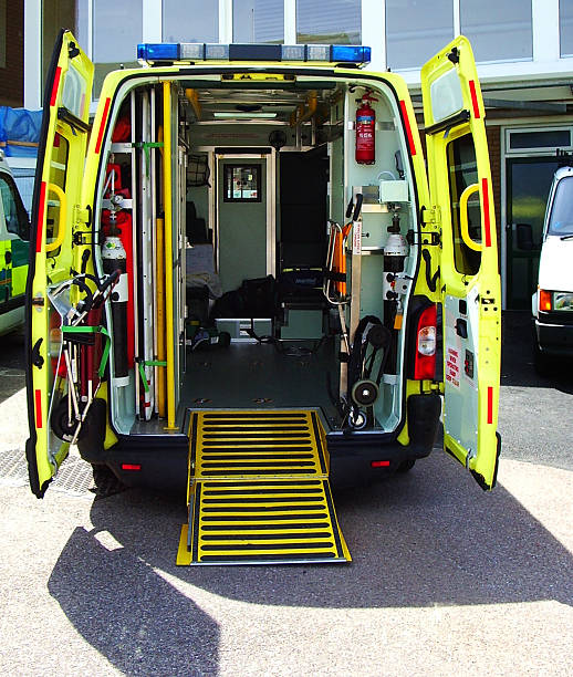 UK Ambulance stock photo